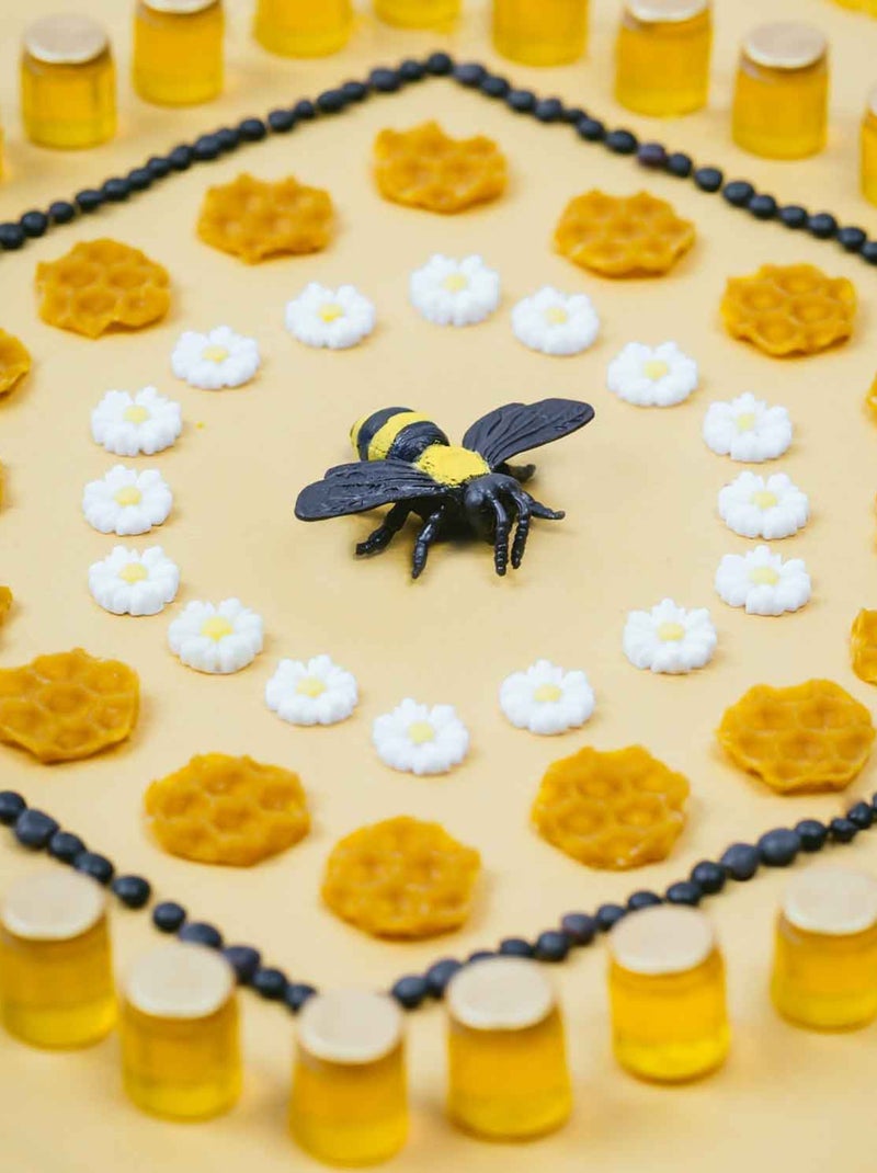 Petit boum | bouteille sensorielle sound abeilles Jaune - Kiabi