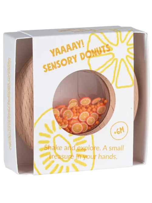 Petit boum | hochet sensoriel donut fruits - Kiabi
