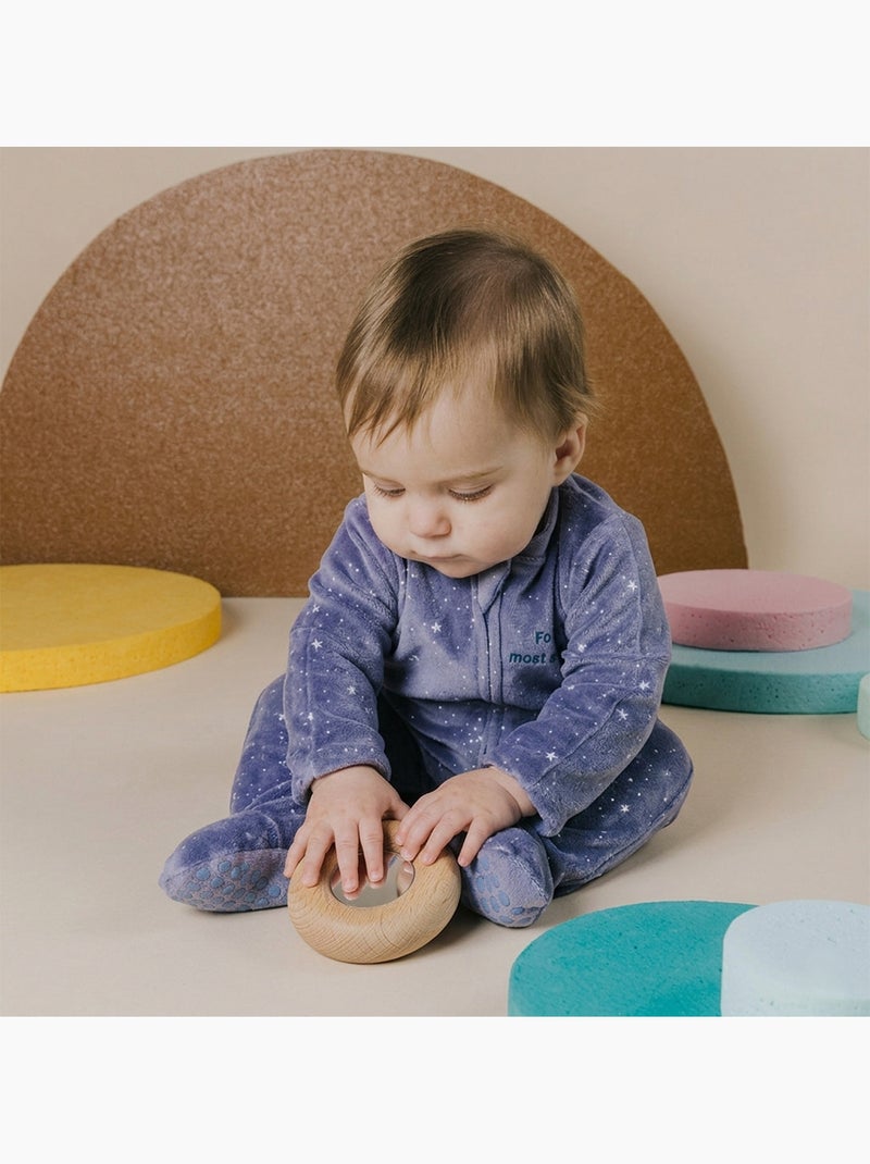 Petit boum | hochet sensoriel donut miroir Argenté - Kiabi
