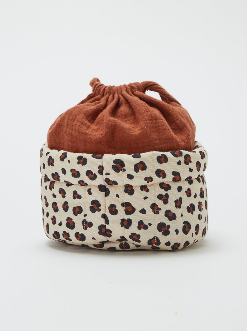 Petit panier de rangement 12 x 22 cm - Kiabi Home Beige - Kiabi