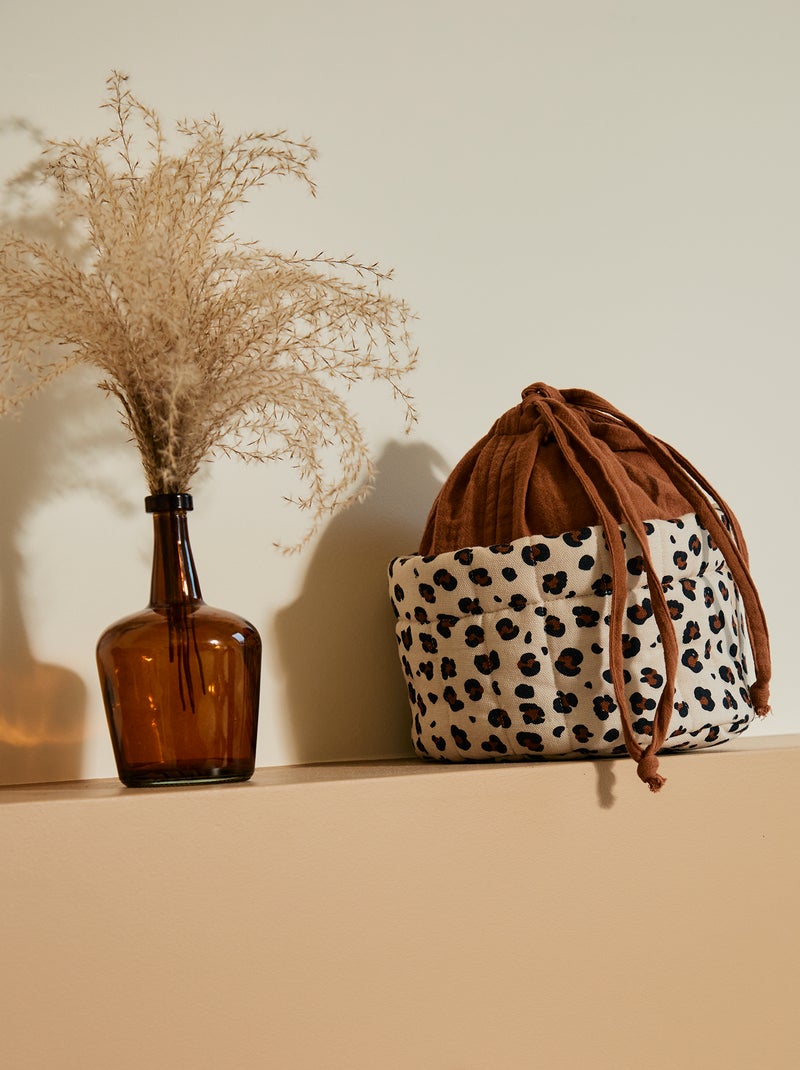 Petit panier de rangement Beige - Kiabi