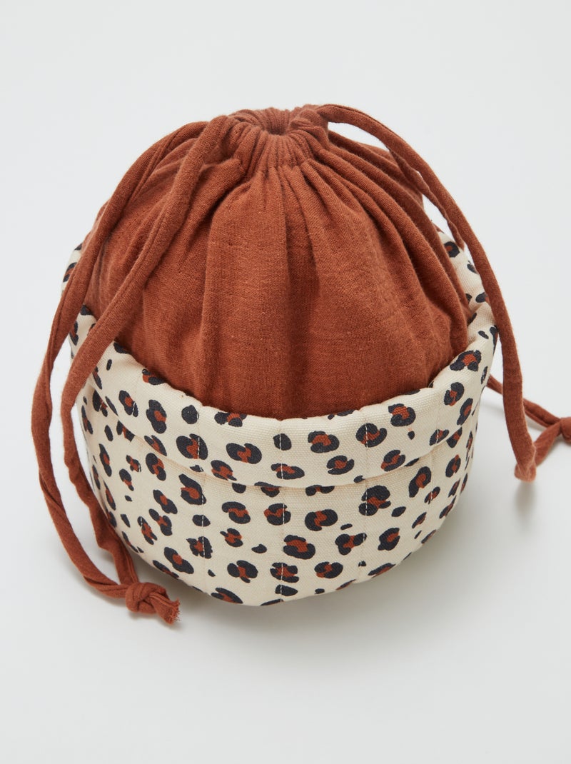 Petit panier de rangement Beige - Kiabi