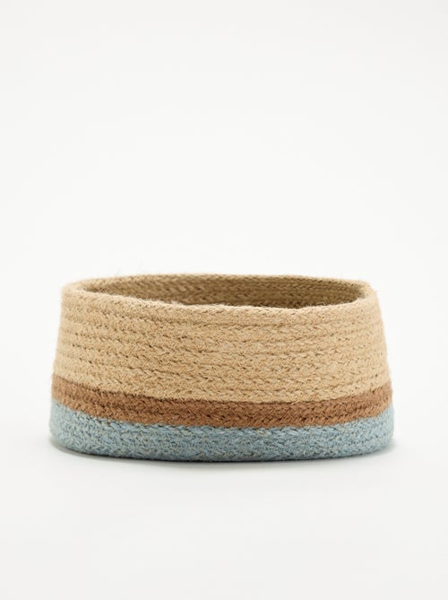 Petit panier de rangement en jute - Kiabi Petit panier de rangement en jute - Kiabi