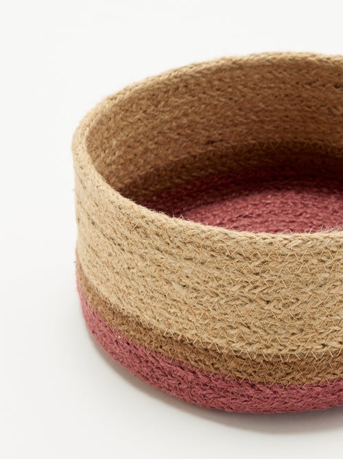 Petit panier de rangement en jute - Kiabi Petit panier de rangement en jute - Kiabi