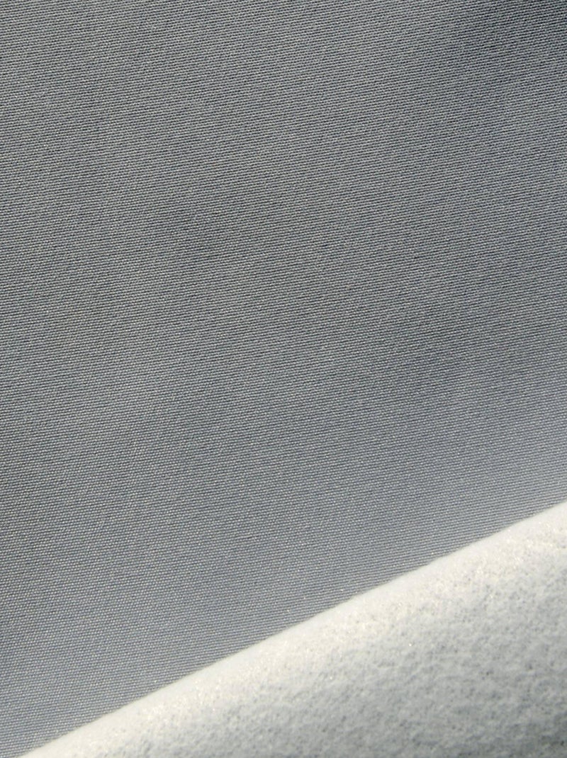 Petit rideau occultant 100% doublé polaire Gris clair - Kiabi