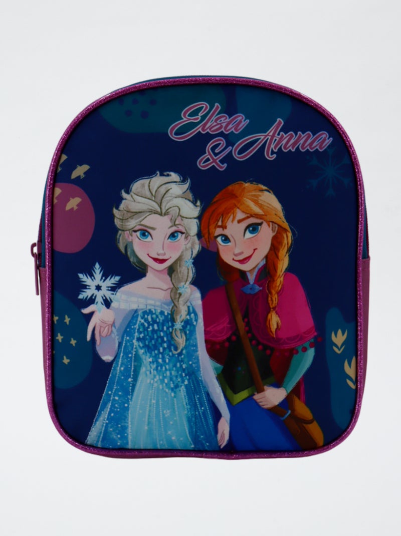 Petit sac à dos 'La reine des neiges' Bleu - Kiabi