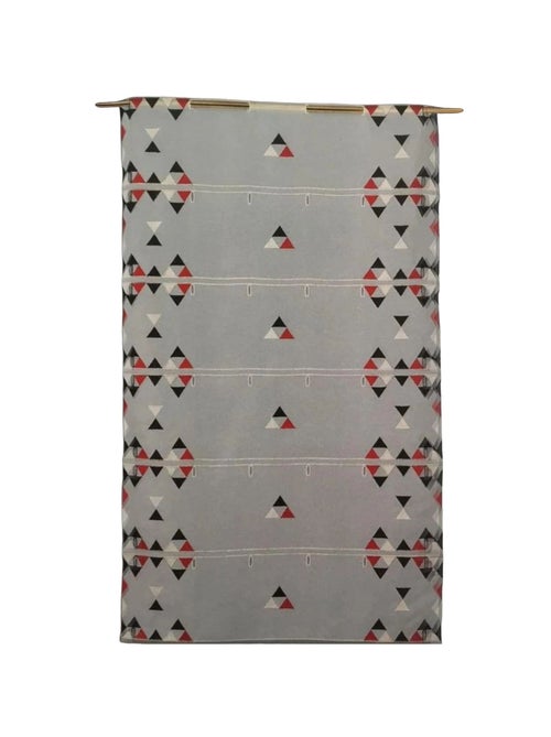 Petit voilage de fenêtre broderie triangle - Kiabi Petit voilage de fenêtre broderie triangle - Kiabi