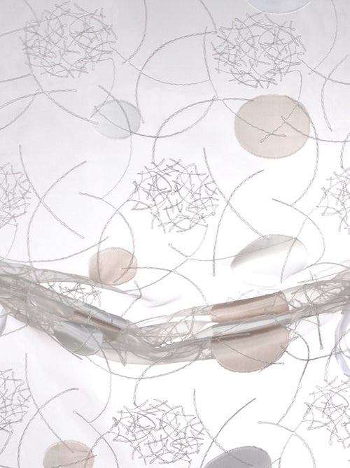 Petit voilage organza jacquard à remonter - Kiabi Petit voilage organza jacquard à remonter - Kiabi