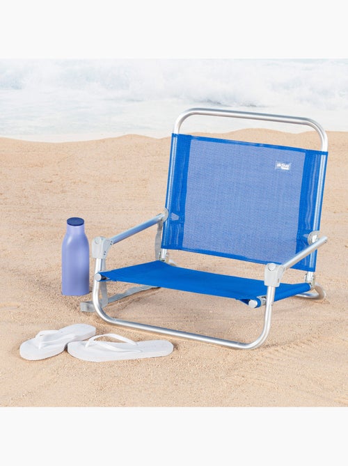 Petite chaise de plage pliante avec repose-épaule aktive - Kiabi