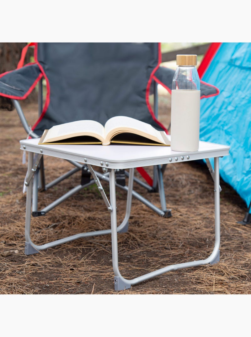 Petite table de camping pliante, anti-bascule et ultra-légère aktive Blanc - Kiabi