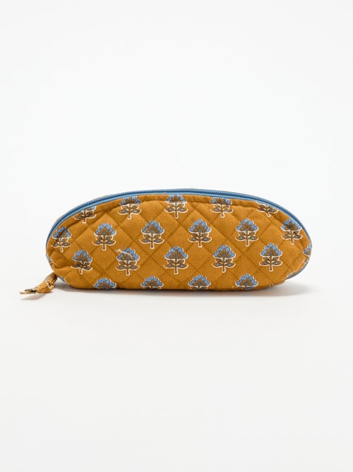 Petite trousse en textile matelassé - Kiabi