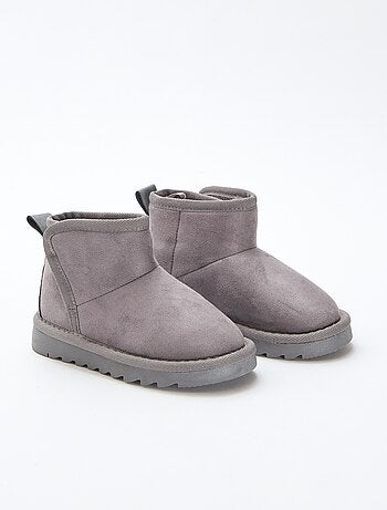 Petites bottes style sudédois en ubuck