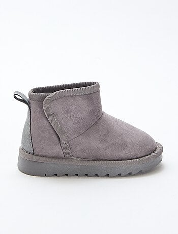 Petites bottes style sudédois en ubuck
