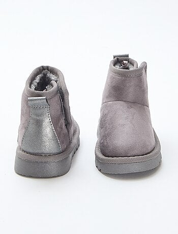 Petites bottes style sudédois en ubuck