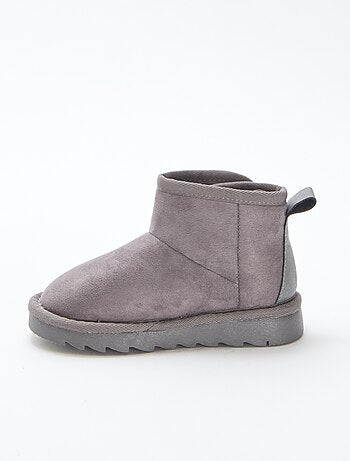 Petites bottes style sudédois en ubuck