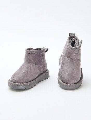 Petites bottes style sudédois en ubuck