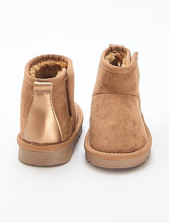 Petites bottes style sudédois en ubuck