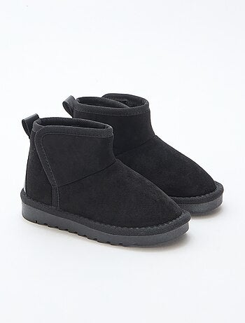 Petites bottes style sudédois en ubuck