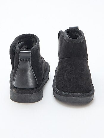 Petites bottes style sudédois en ubuck