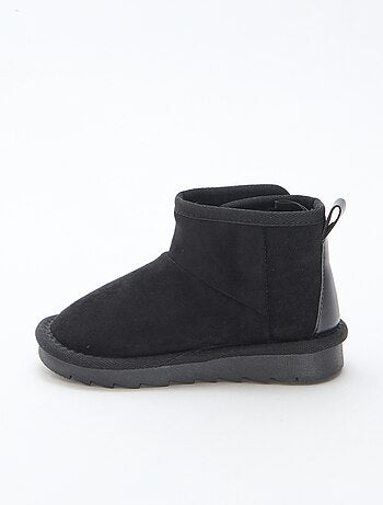 Petites bottes style sudédois en ubuck