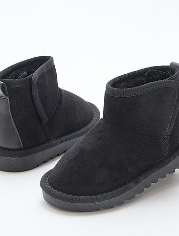 Petites bottes style sudédois en ubuck