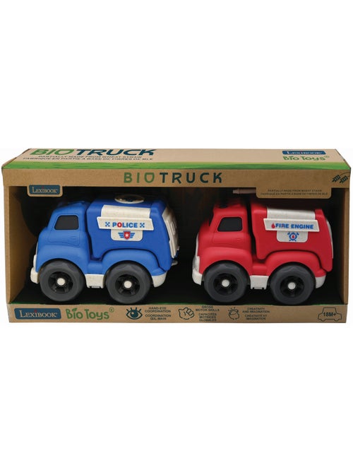 Petites voitures - pack de police et camion de pompier - Kiabi Petites voitures - pack de police et camion de pompier - Kiabi