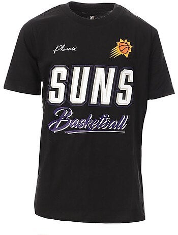 Nba brooklyn nets jongens t-shirt zwart gemêleerd