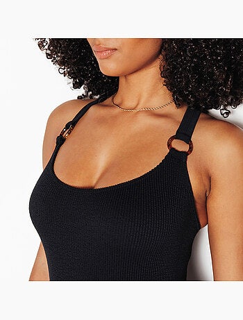 Pia badpak bralette zwart