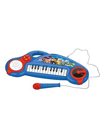 Piano électronique la pat patrouille avec effets lumineux et microphone