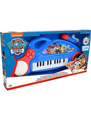Piano électronique la pat patrouille avec effets lumineux et microphone