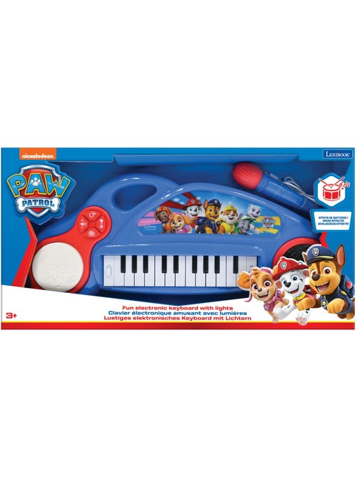 Piano électronique la pat patrouille avec effets lumineux et microphone - Kiabi Piano électronique la pat patrouille avec effets lumineux et microphone - Kiabi
