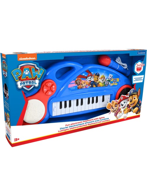 Piano électronique la pat patrouille avec effets lumineux et microphone - Kiabi Piano électronique la pat patrouille avec effets lumineux et microphone - Kiabi