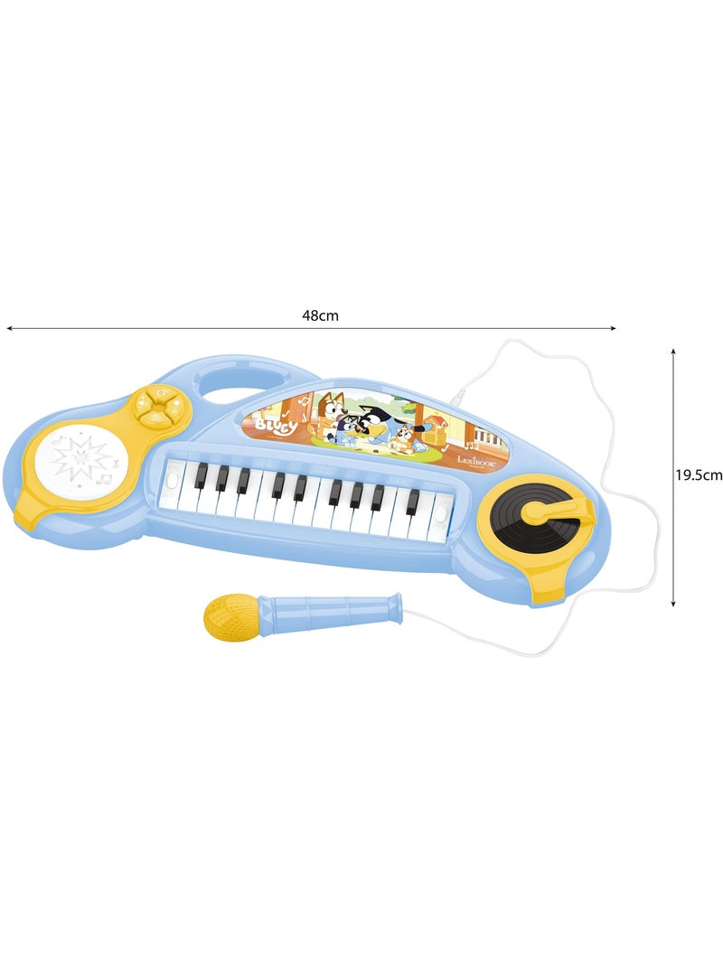 Piano électronique pour enfants bluey avec effets lumineux Bleu - Kiabi