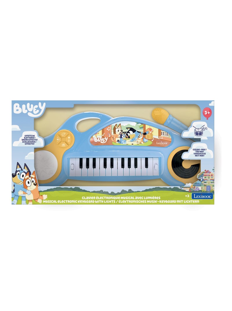 Piano électronique pour enfants bluey avec effets lumineux Bleu - Kiabi