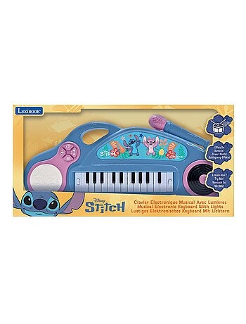 Piano électronique pour enfants stitch avec effets lumineux