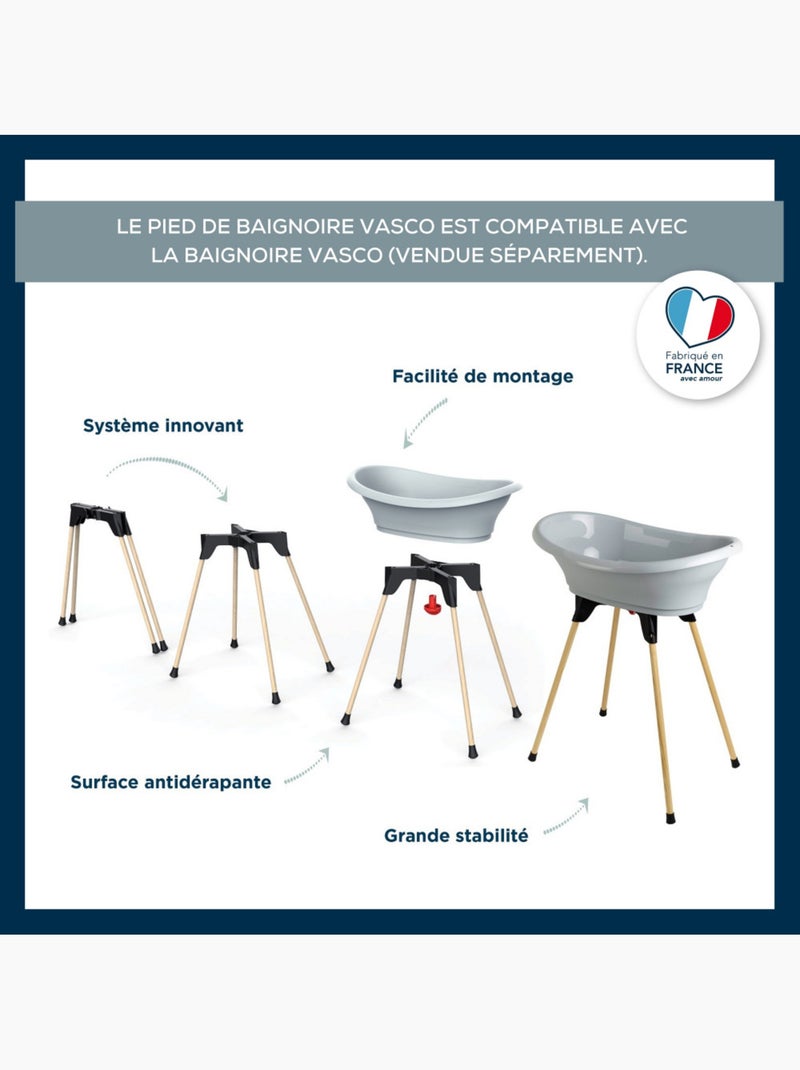 Pied de baignoire vasco Marron - Kiabi