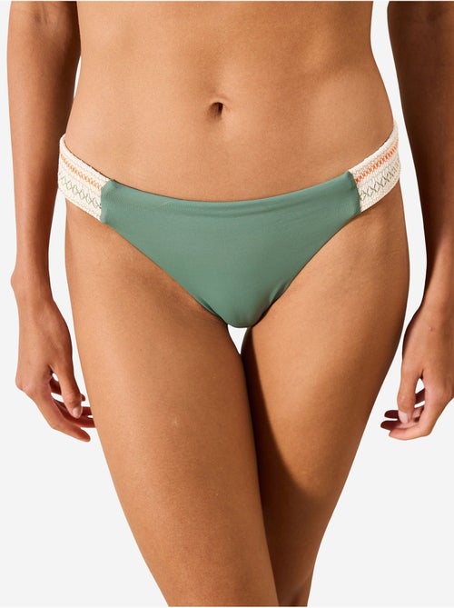 Piera bas de bikini brodé sur le côté penti - Kiabi Piera bas de bikini brodé sur le côté penti - Kiabi