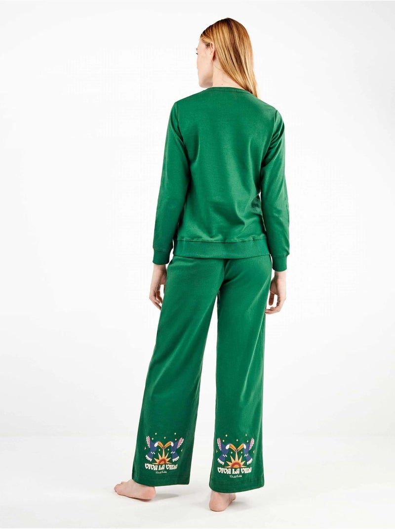 Pijama largo de frida kahlo en tejido de punto con algodón Varengroen - Kiabi