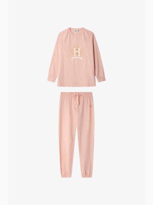 Pijama largo harry potter con microestrellas de algodón - Kiabi