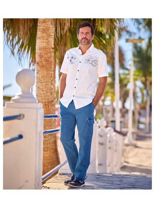Pilotenoverhemd Sunset Tropic - ATLAS FOR MEN - Kiabi Pilotenoverhemd Sunset Tropic - ATLAS FOR MEN - Kiabi