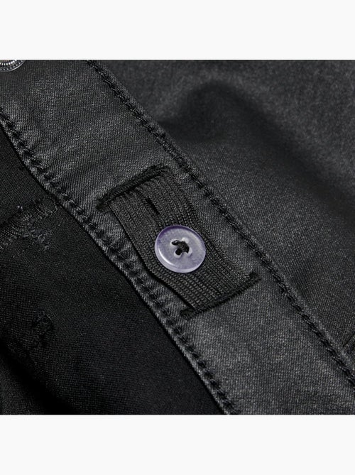 Pim Jean Skinny Zwart Gecoat Meisje 15210750 - Kiabi Pim Jean Skinny Zwart Gecoat Meisje 15210750 - Kiabi