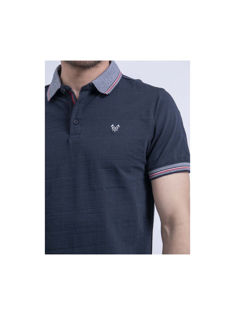 Pimalik poloshirt met korte mouwen Marineblauw - Kiabi