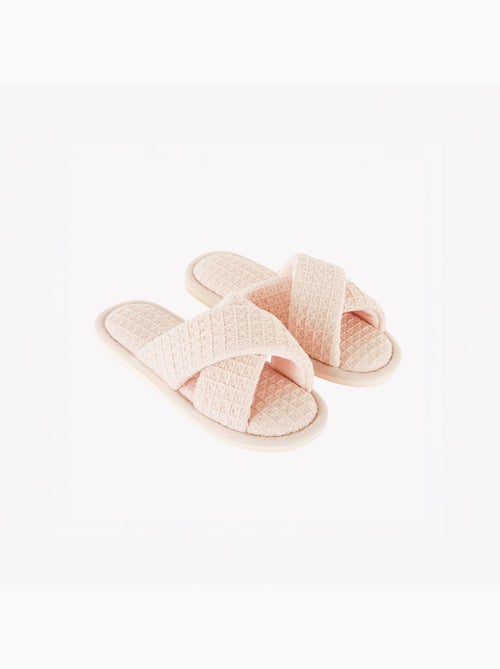 Pimprenelle pantoffels muiltjes paars - Kiabi Pimprenelle pantoffels muiltjes paars - Kiabi