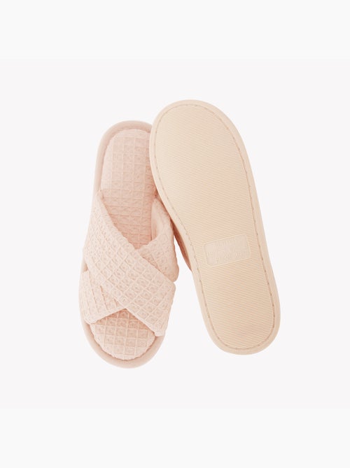 Pimprenelle pantoffels muiltjes paars - Kiabi Pimprenelle pantoffels muiltjes paars - Kiabi