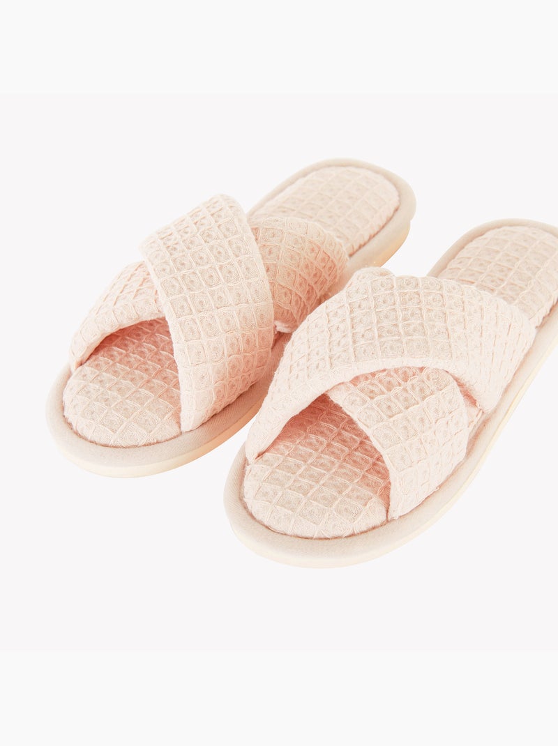 Pimprenelle pantoffels muiltjes paars Roze - Kiabi