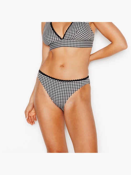 Pina badpak slip midi wit/zwart - Kiabi Pina badpak slip midi wit/zwart - Kiabi