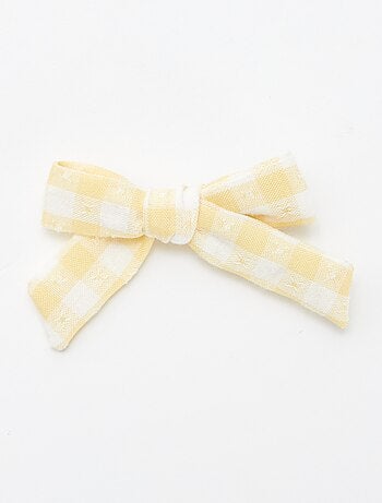 Pince à cheveux avec noeud fantaisies