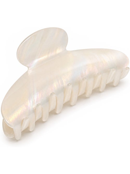 Pince crabe cheveux nacrée grand format - Kiabi Pince crabe cheveux nacrée grand format - Kiabi