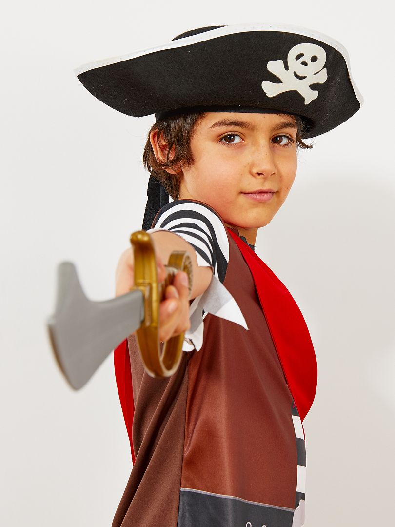Piratenhoed voor kinderen zwart - Kiabi