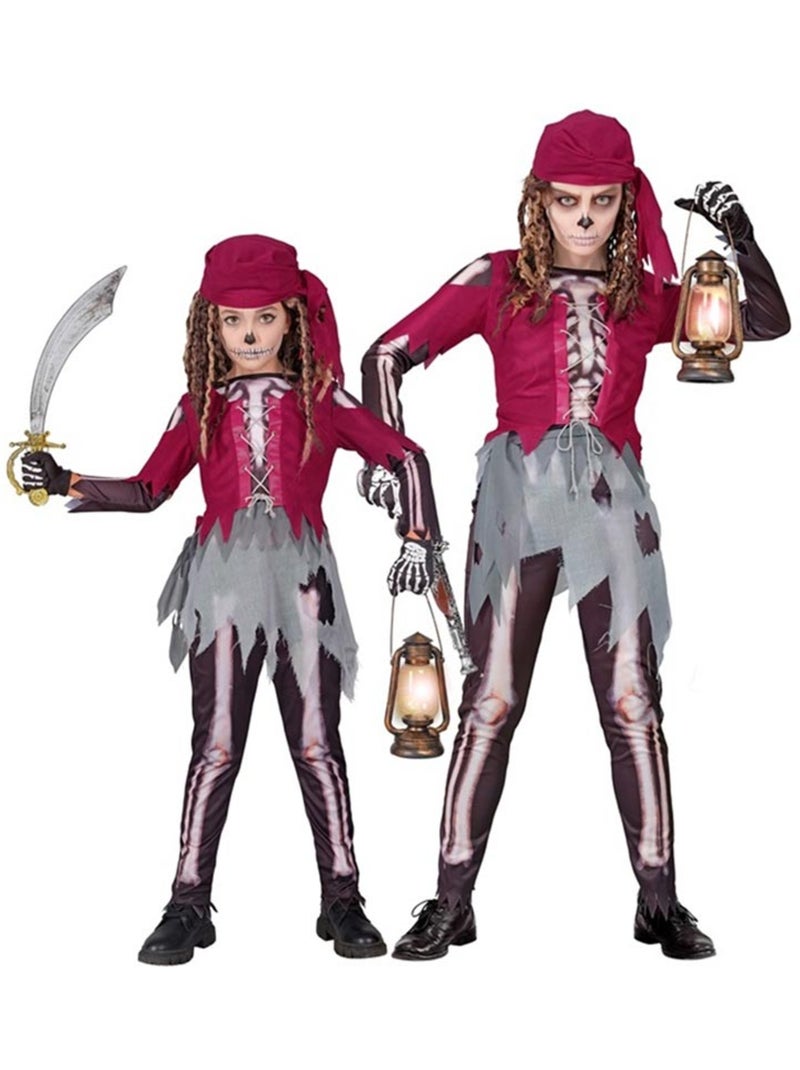 Piratenschipjongen skeletkostuum Multicolor - Kiabi